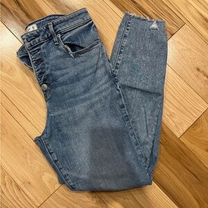 Abercrombie & Fitch High Rise Super Skinny Ankle Jean